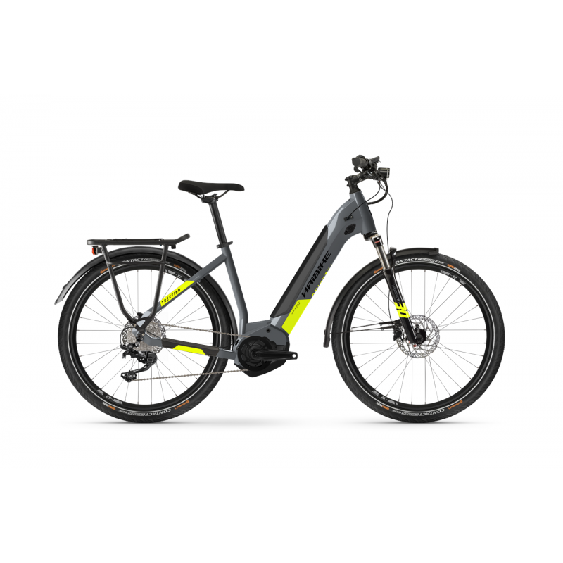 HAIBIKE TREKKING 6 Dyp 27,5" cool grey/lime, YSTM i500Wh