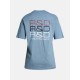 Peak Performance W R&D Scale Print T-shirt Faded Blue