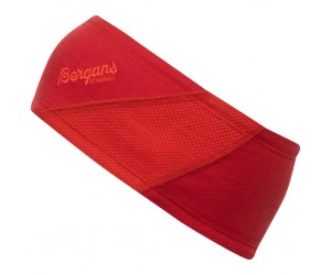 Bergans Cecilie V2 Light Wool Headband Energy Red