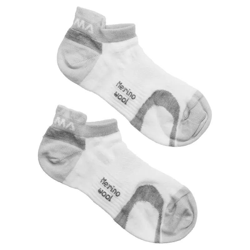 Aclima Ankle Socks 2- Pack Grey/Nature