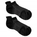 Aclima Ankle Socks 2- Pack Jet Black/Iron Gate
