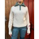 Ulvang Rav ullgenser unisex m/zip - Vanilla/jade