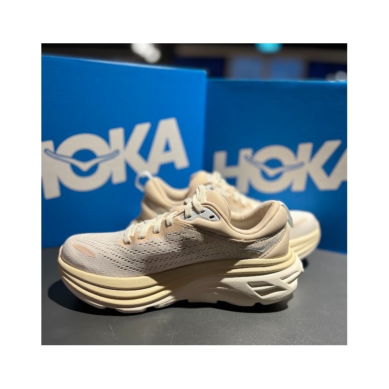Hoka Bondi 8 dame/Shifting sand/Eggnog