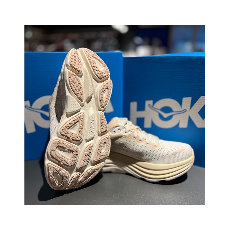 Hoka Bondi 8 dame/Shifting sand/Eggnog