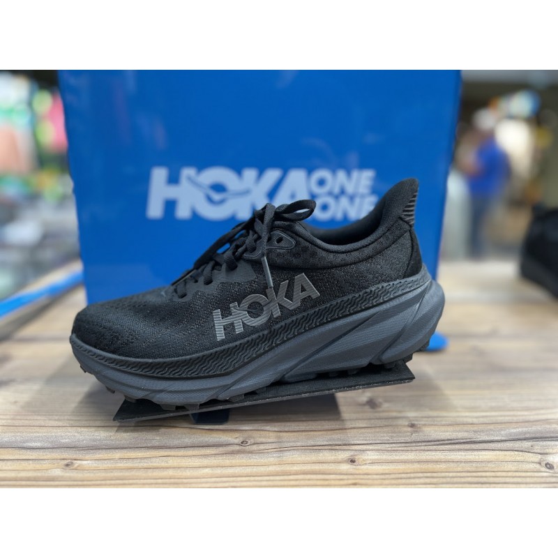 Hoka Challenger 7 dame/Black/black