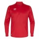 Umbro UX Elite Half Zip - Rød/Hvit JR