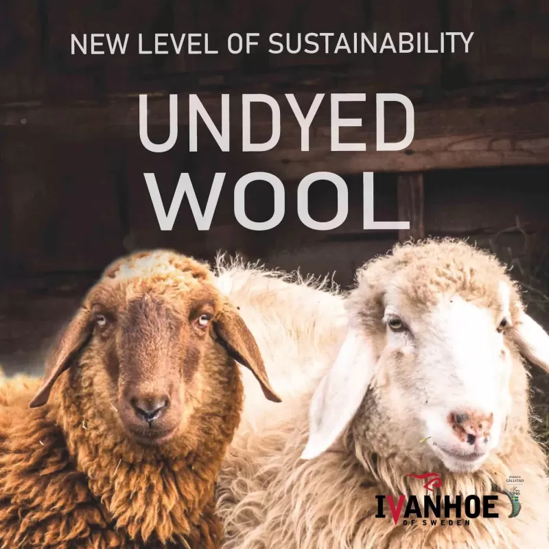 IvanHoe NLS Petal en knallfin genser i 100% ufarget ull