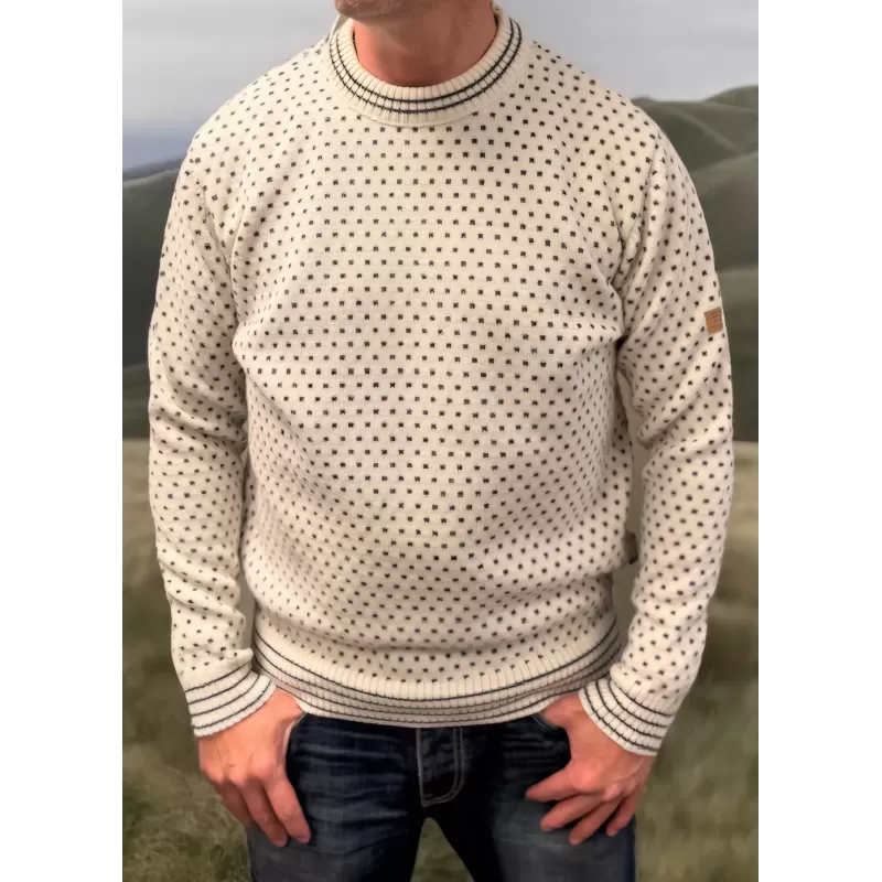 IvanHoe Sverre crew neck en tidløs ullgenser med rund hals