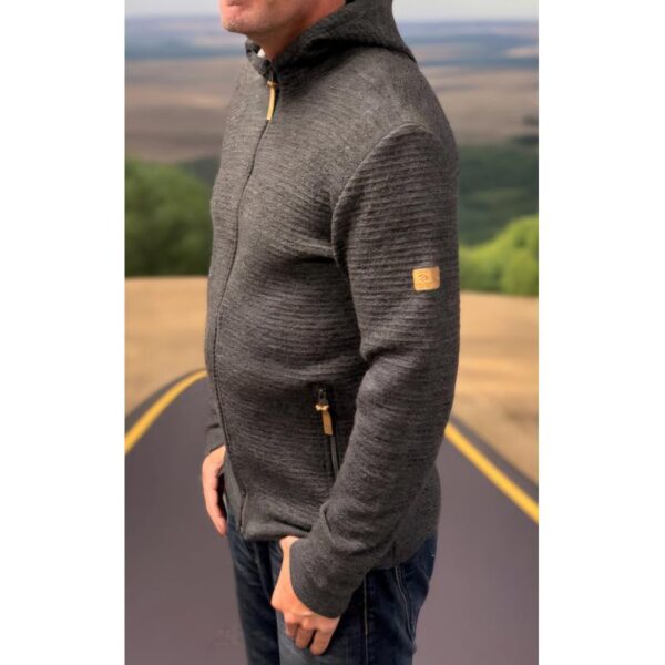 Ivanhoe-MOREL HOOD MALE, ULL-TENCEL — GREY-Ivan501-Opplevsport Melhus-2