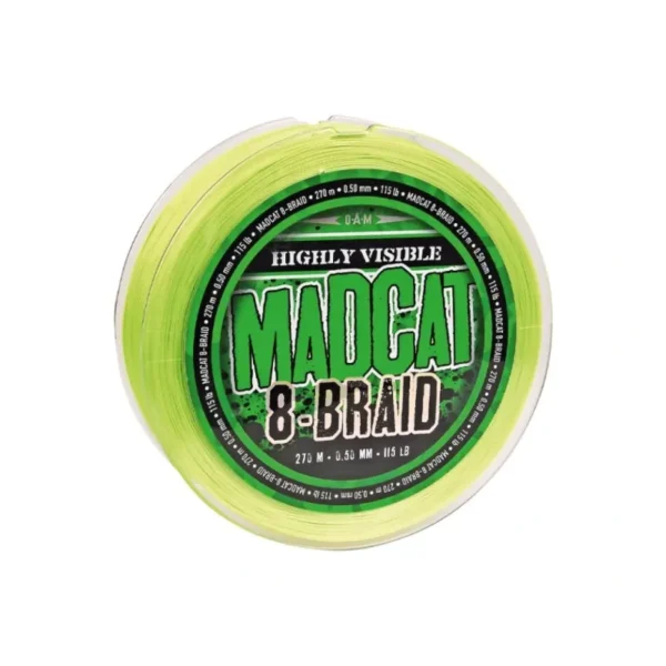 Madcat-8-BRAID 270M 0.40MM HI-VIS YEL-3803040-Opplevsport Melhus-3