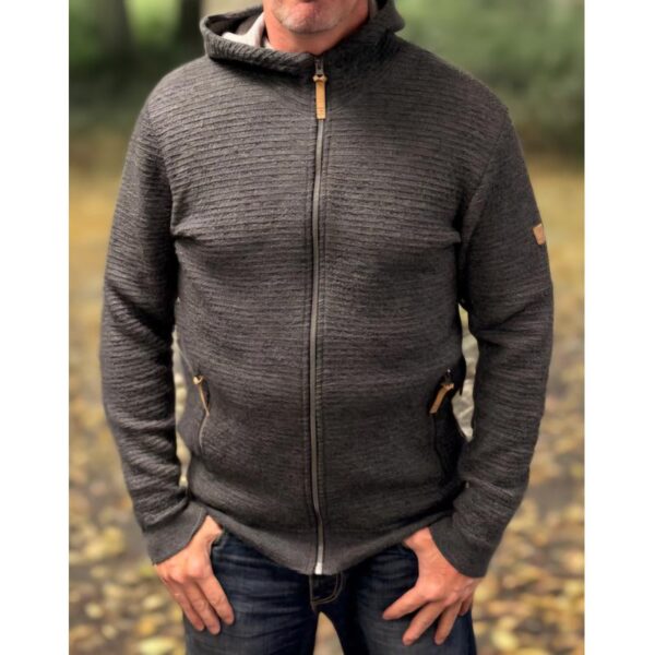 Ivanhoe-MOREL HOOD MALE, ULL-TENCEL — GREY-Ivan501-Opplevsport Melhus-3