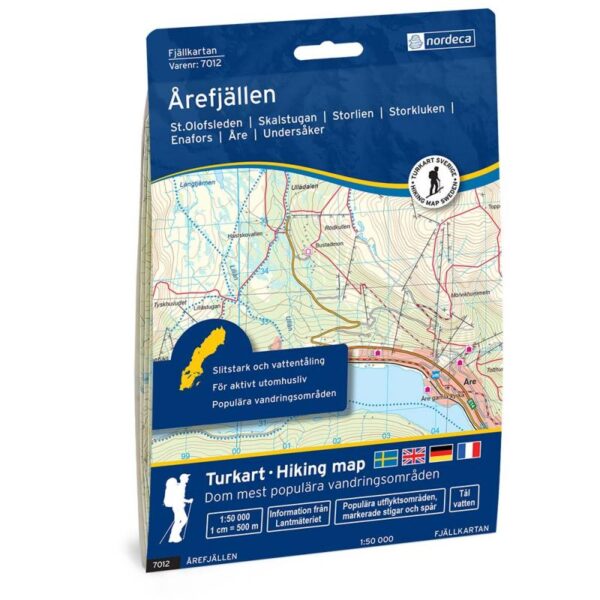 Nordeca-Årefjällen 1:50 000-N7012-Opplevsport Melhus-1