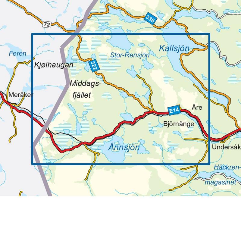 Nordeca-Årefjällen 1:50 000-N7012-Opplevsport Melhus-2