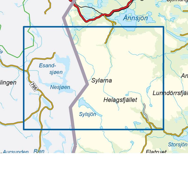 Nordeca-Sylarna 1:50 000-N7013-Opplevsport Melhus-2