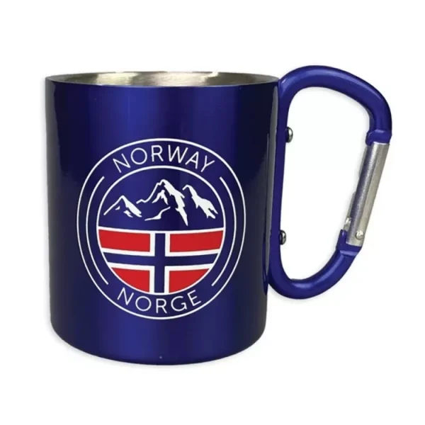 Stålkrus med karabinkrok - Flagg-69659-Opplevsport Melhus-1