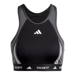Adidas-Techfit Medium Support Sports Bra Black-IX3286-Opplevsport Melhus-1