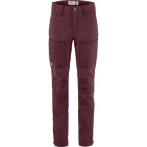 Fjällräven Keb Agile Trousers Dame Burgunder