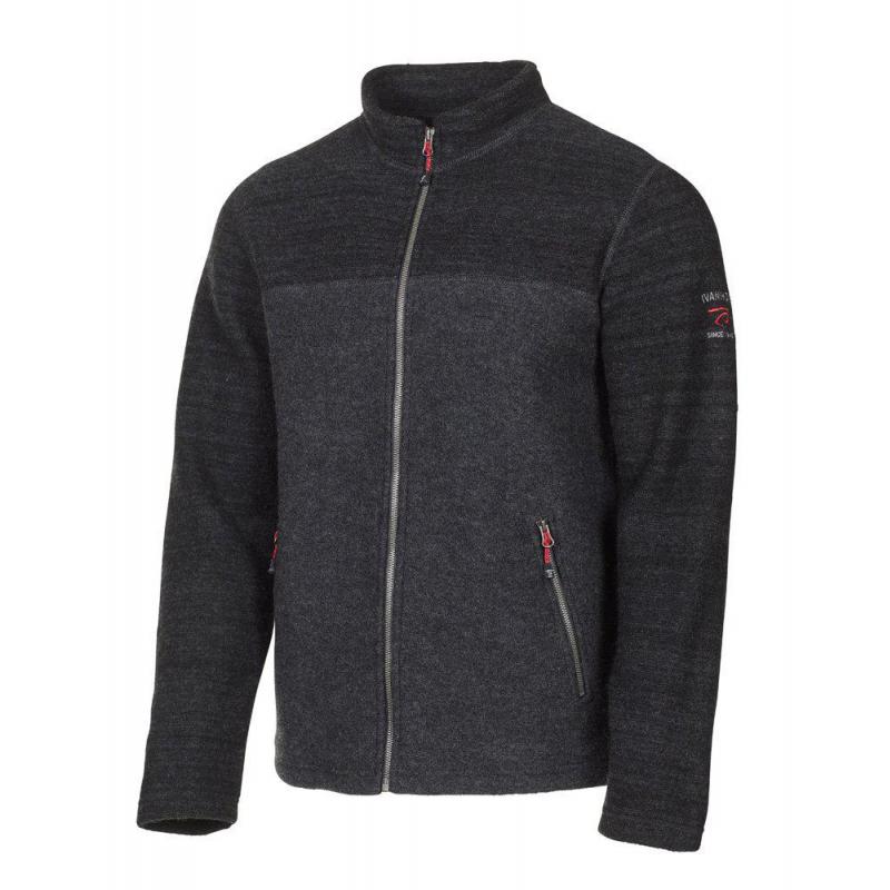 Ivanhoe Jon Full Zip Ulljakke Volcanic Ash--Opplevsport Melhus-1