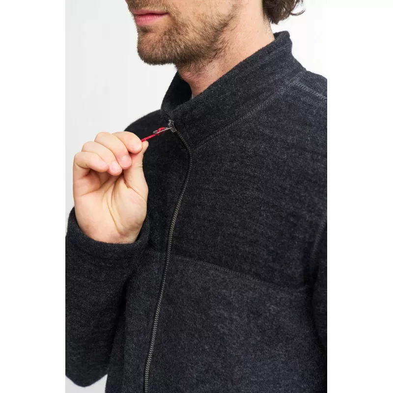 Ivanhoe Jon Full Zip Ulljakke Volcanic Ash--Opplevsport Melhus-3