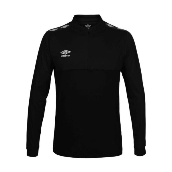 Umbro-Ux Pro Half Zip Jr Black - White-251004J-Opplevsport Melhus-1