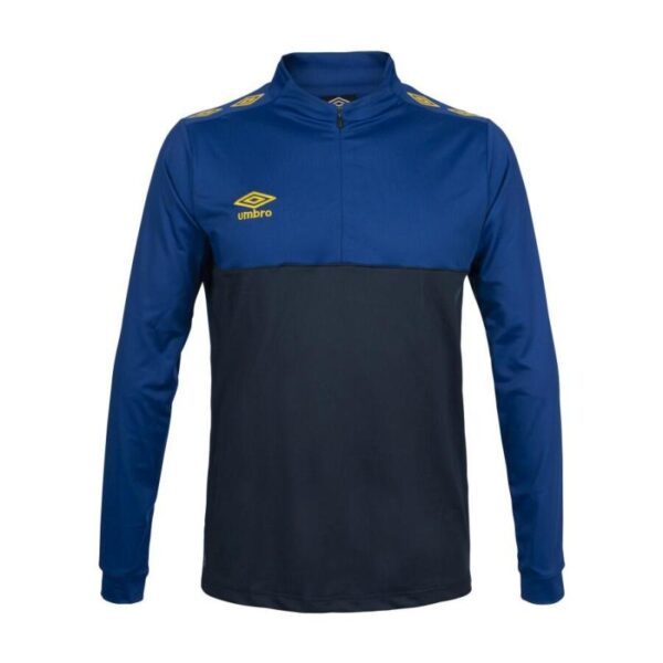 Umbro-Ux Pro Half Zip Jr Blue - Yellow-251004J-Opplevsport Melhus-1