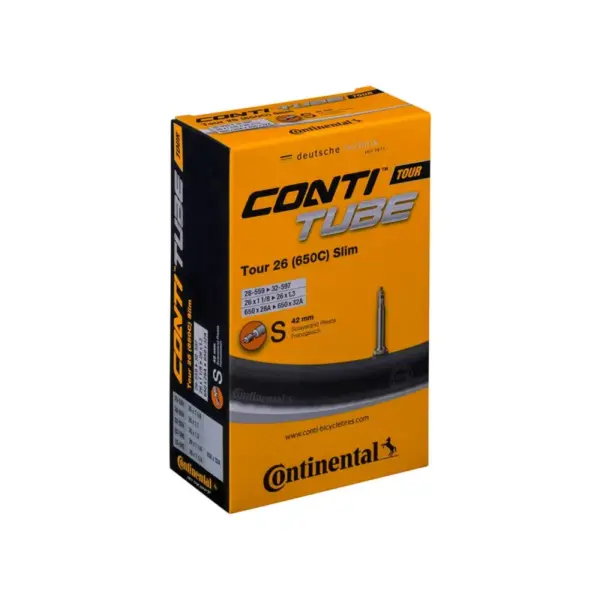 Continental-Sykkelslange Tour Slim 26