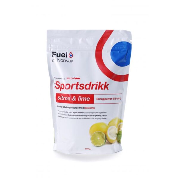 Fuel of Norway Sportsdrikke 0,5kg sitron-lime 5004 Opplevsport Melhus 1