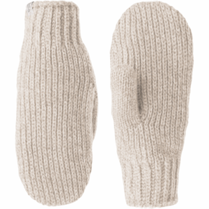 Johaug Lit Woolmix Mittens Dame Light Beige