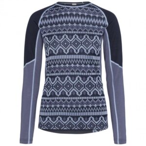 Kari Traa Malia Langarmet Ulltrøye Dame Blå