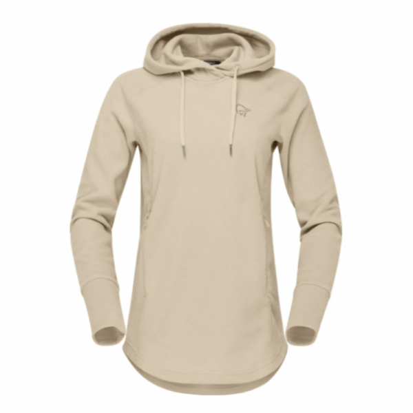 Norrøna Femund Warm2 Hettegenser Dame Beige