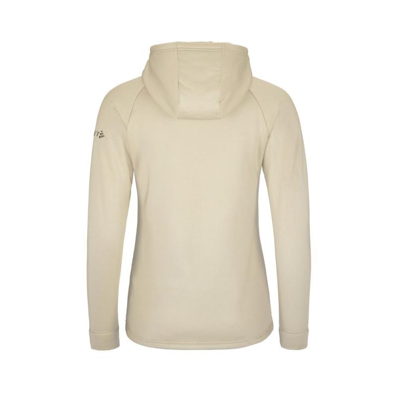 Craft Adv Explore Power Fleece Hettejakke Dame Beige - Bilde 2