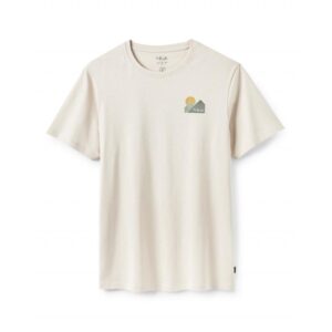 Rab Stance Vista Tee Beige/Offhvite Dame